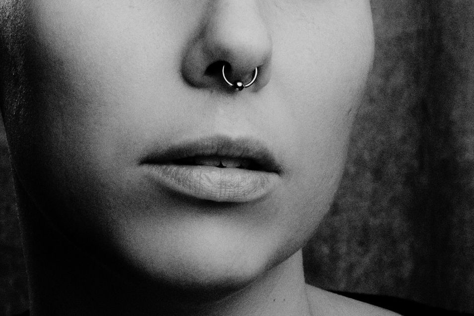 Ancient septum piercing