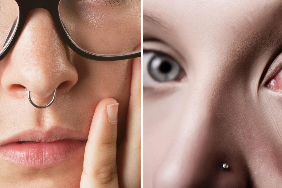 Nose Piercing placement