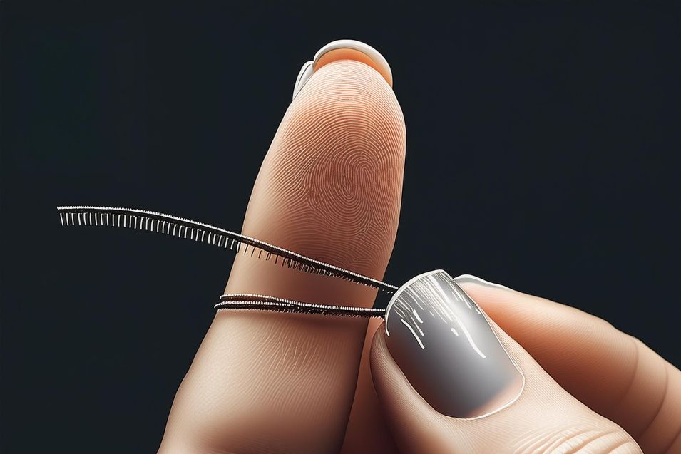 Using a Wire to measure finger size for ring