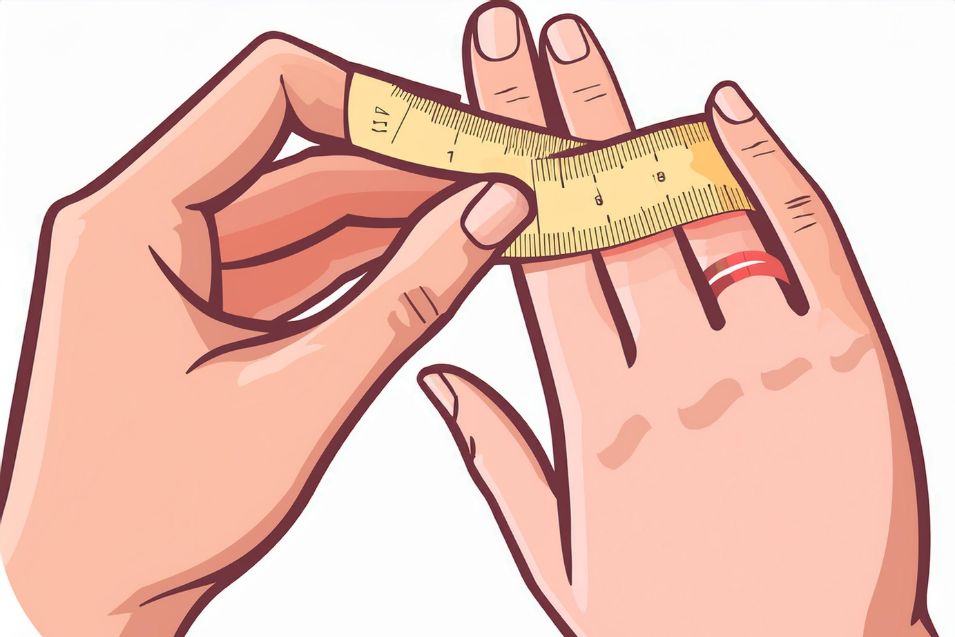 measuring finger size