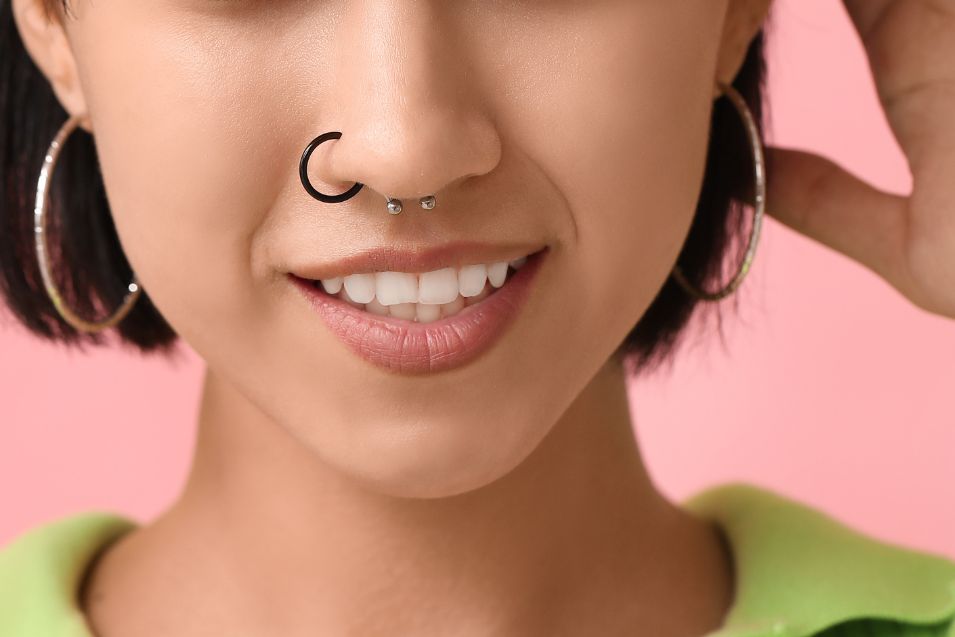 nose piercing