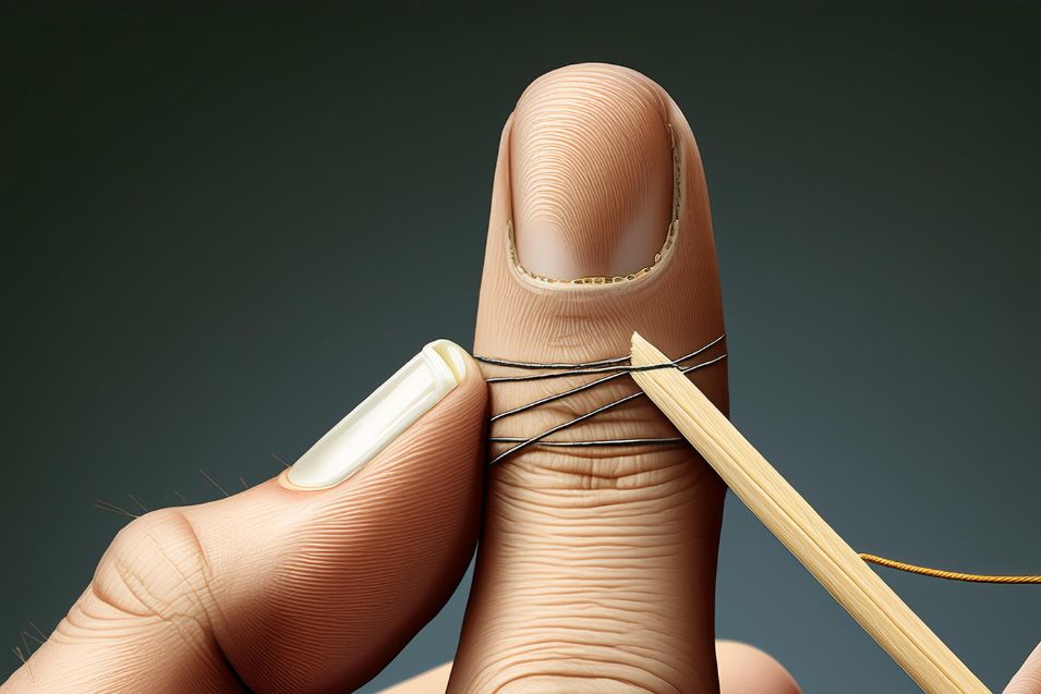 toothpick or Matchstick Trick to measure finger size