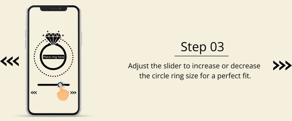 ring size calculator step 3