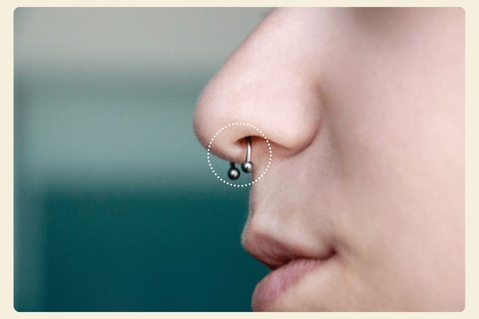 septum piercing