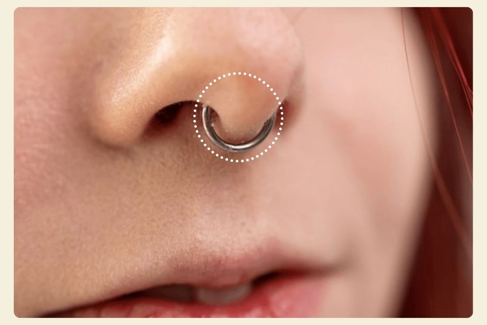 septum piercing