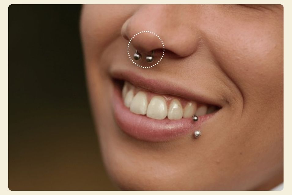 septum piercing