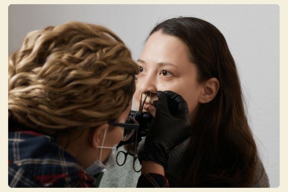 septum piercing process